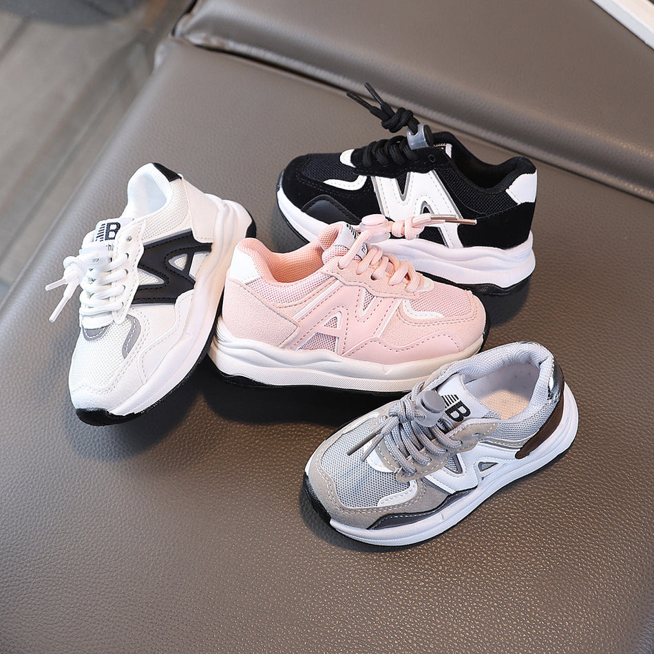 Kids Breathable Mesh Running Shoes Lightweight Casual Sneakers