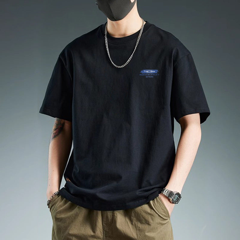 Unisex Pure Cotton Graphic T-Shirt with Relaxed Oversized Fit