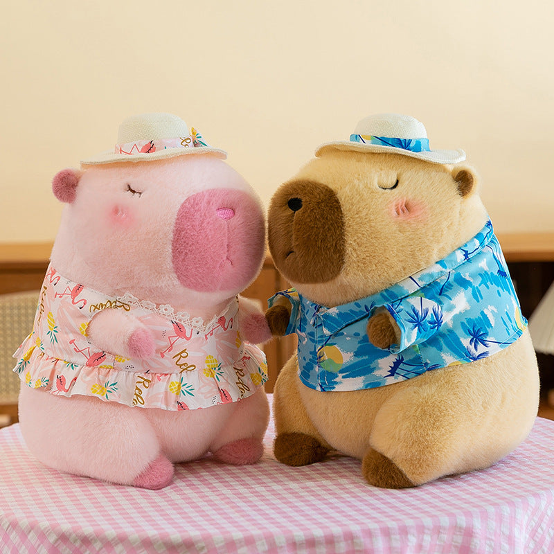 Cute Capybara Plush Doll Soft Sleeping Pillow Toy Gift