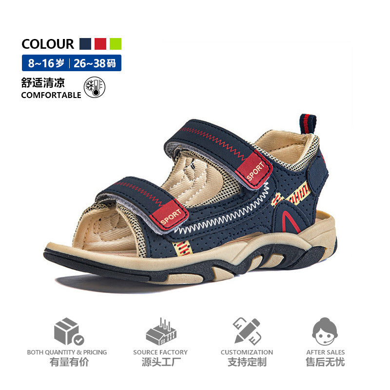 Kids Open-Toe EVA Sports Sandals Casual Summer Shoes