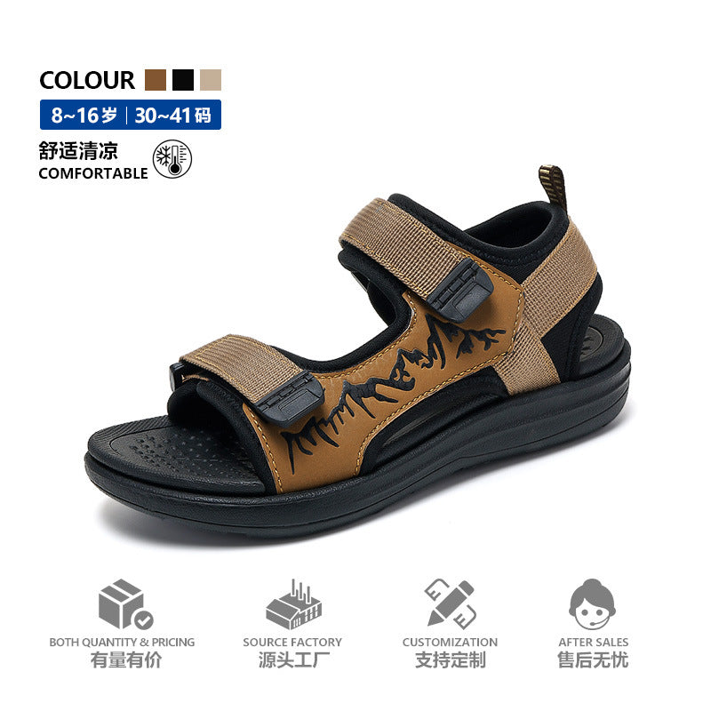 Boys Open-Toe Soft Sole Outdoor Beach Sandals