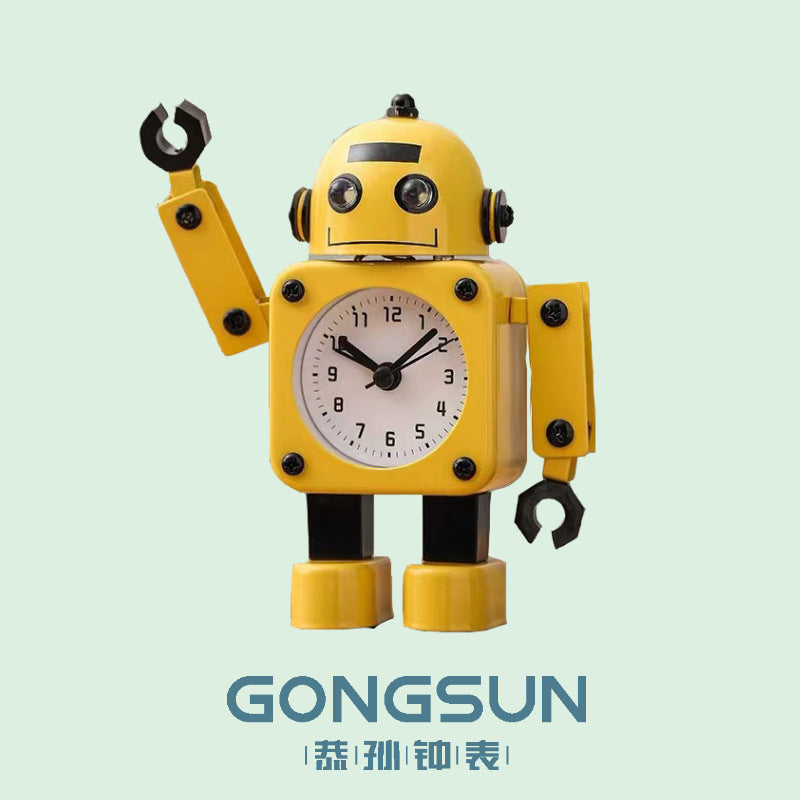 Children's Robot Desktop Digital Alarm Clock for Students
