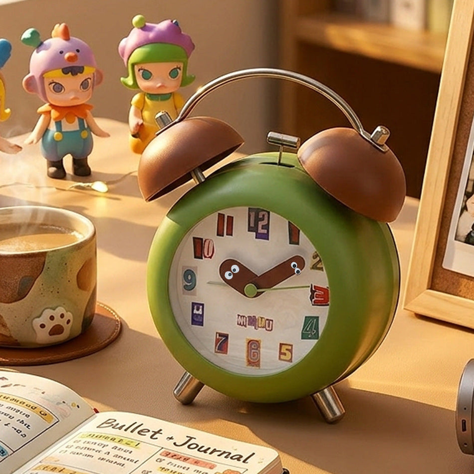 Retro Large-Screen Student Digital Alarm Clock with Timer