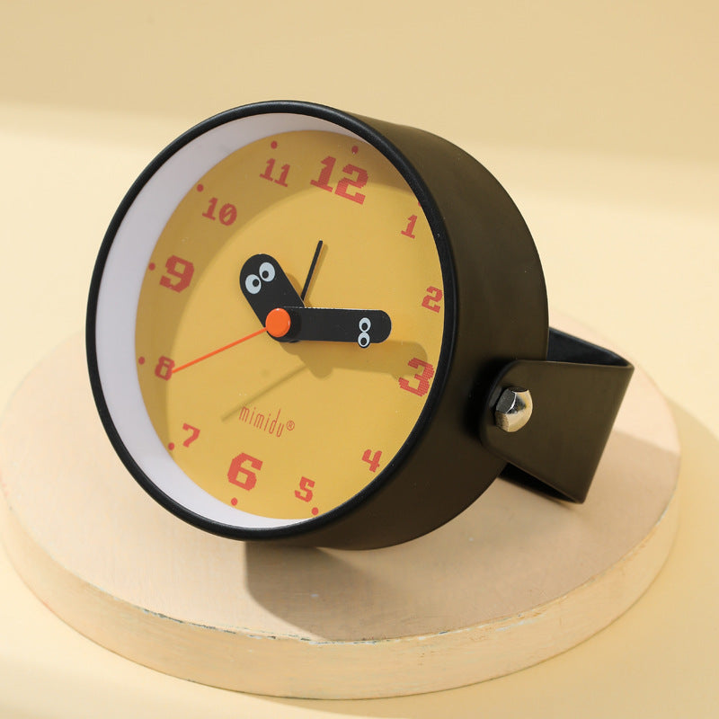 Cute Cartoon Mechanical Desktop Alarm Clock with Digital Timer