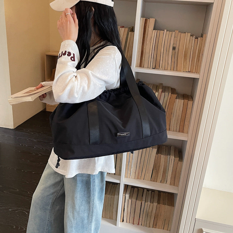 Lightweight Large-Capacity Travel Bag with Trolley Sleeve