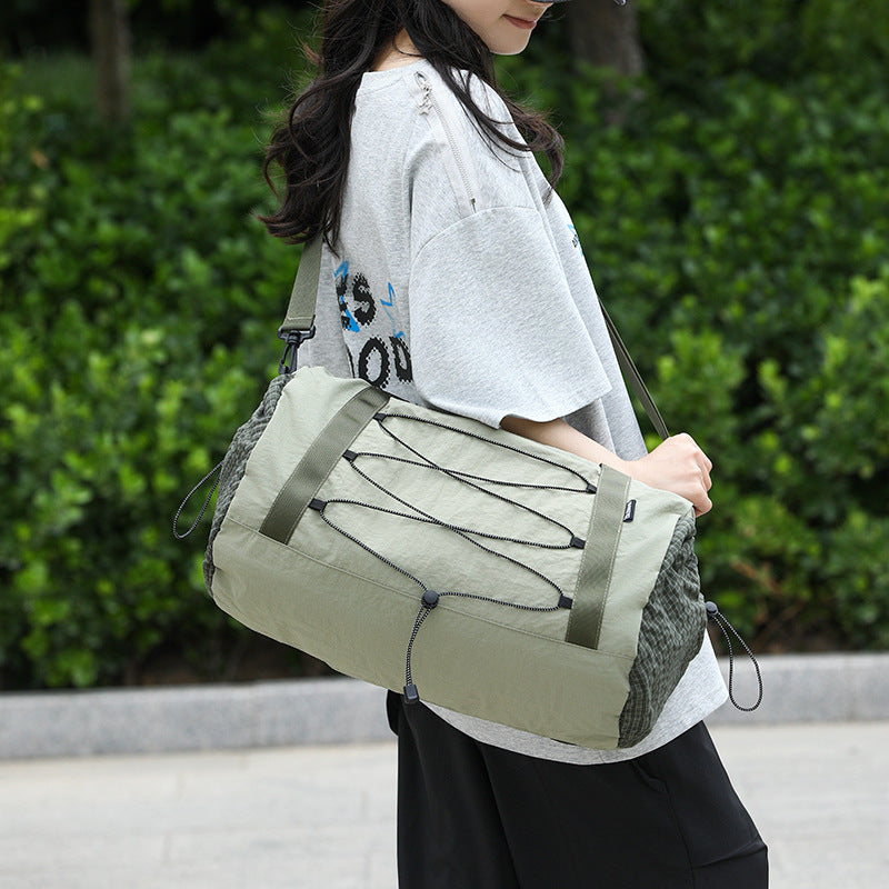 Large-Capacity Travel Boarding Bag with Dry & Wet Separation