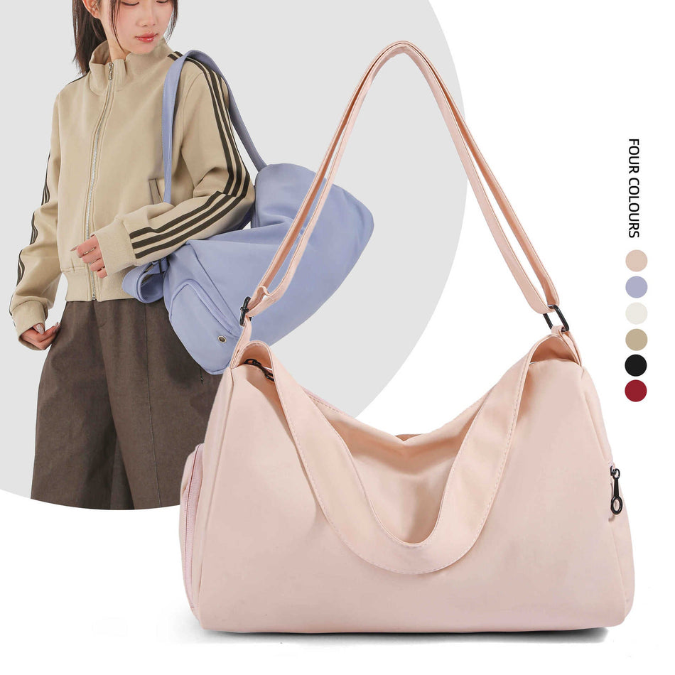 Women's New Style "Ins" Large-Capacity Nylon Crossbody Dumpling