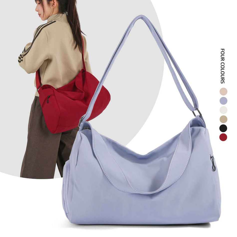 Women's New Style "Ins" Large-Capacity Nylon Crossbody Dumpling