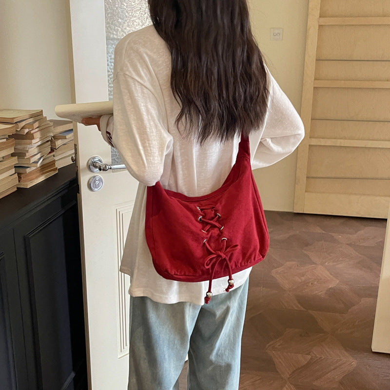Premium Canvas Crossbody Commuter Bag for Women
