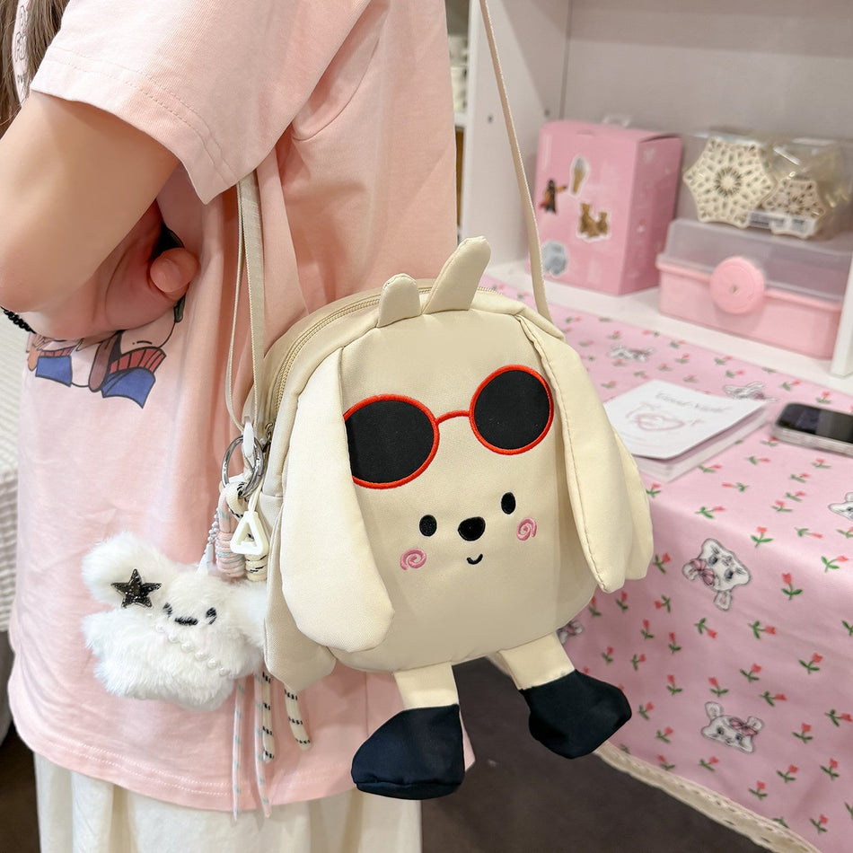 Cute Lop-Eared Dog Mini Crossbody Phone Bag for Women