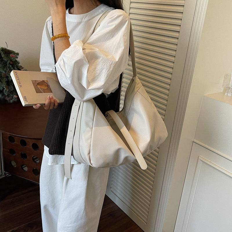 Women's Large Capacity Minimalist Commuter Crossbody Tote