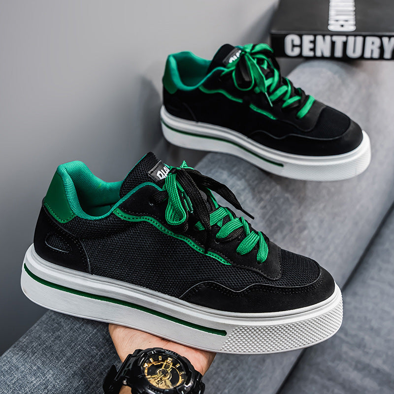 Men's Breathable Running Sneakers Casual Low-Top Sports Shoes