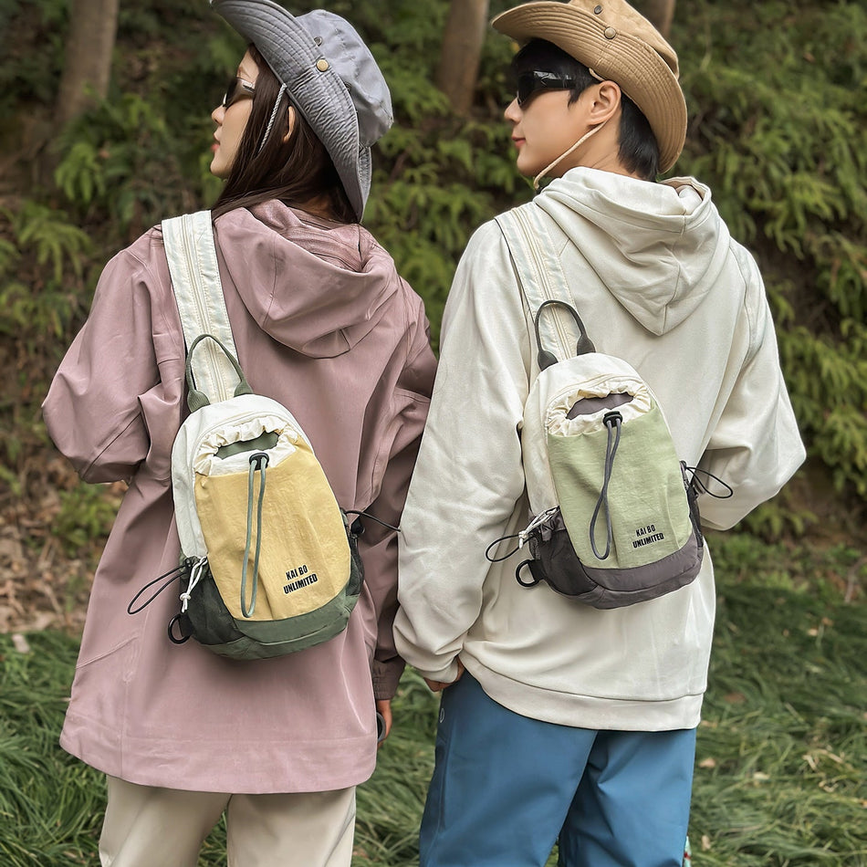 Lightweight Nylon Water Bottle Crossbody Bag for Travel