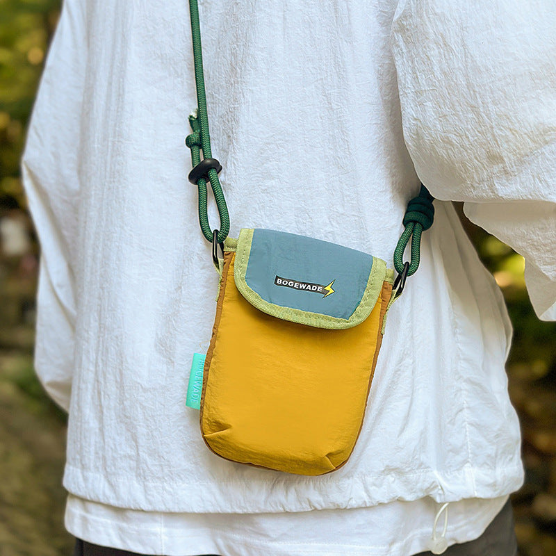 Minimalist Nylon Crossbody Phone Bag Casual Shoulder Bag