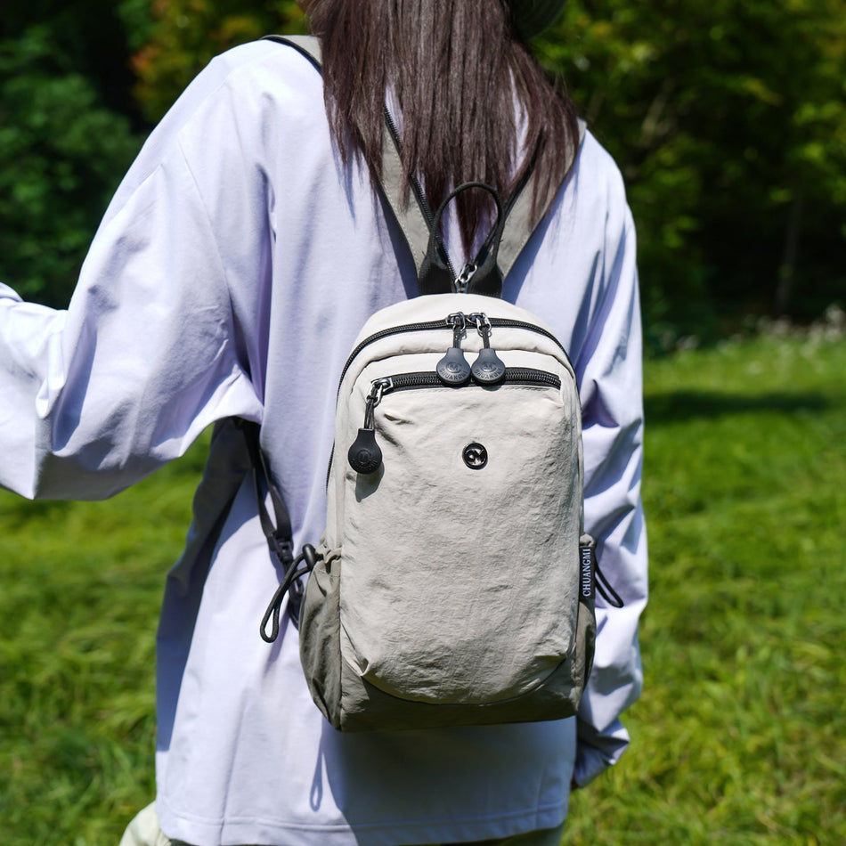 Lightweight 2-in-1 Backpack Chest Bag for Outdoor Travel