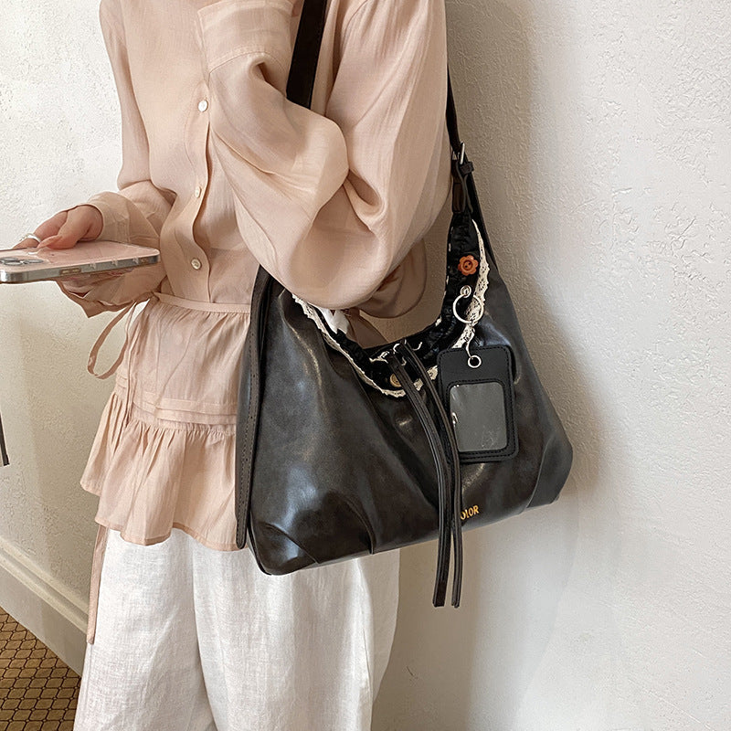 Women's High-End Niche Design Large-Capacity Commuter Tote