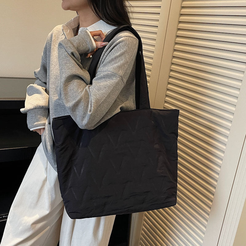 Women's Geometric Pattern Lightweight Large-Capacity Commuter