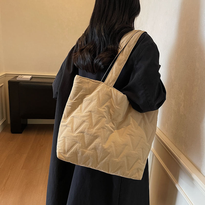 Women's Geometric Pattern Lightweight Large-Capacity Commuter