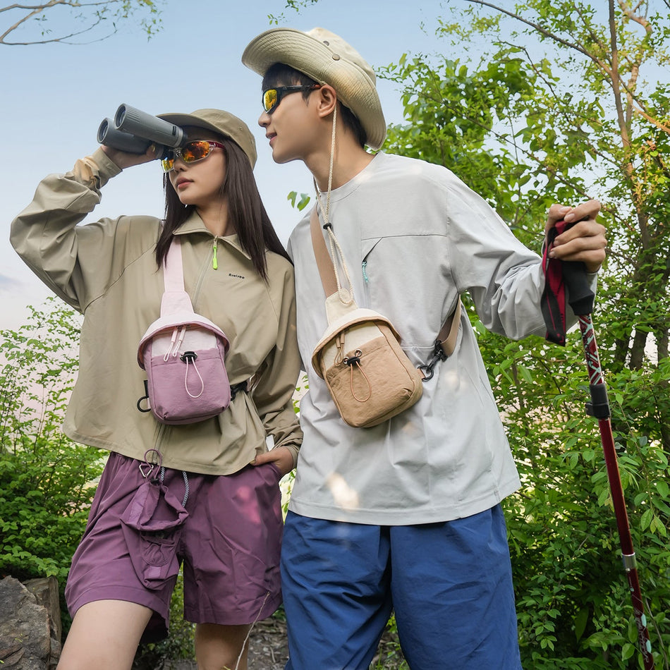 Outdoor Nylon Crossbody Chest Bag Casual Travel Shoulder Bag