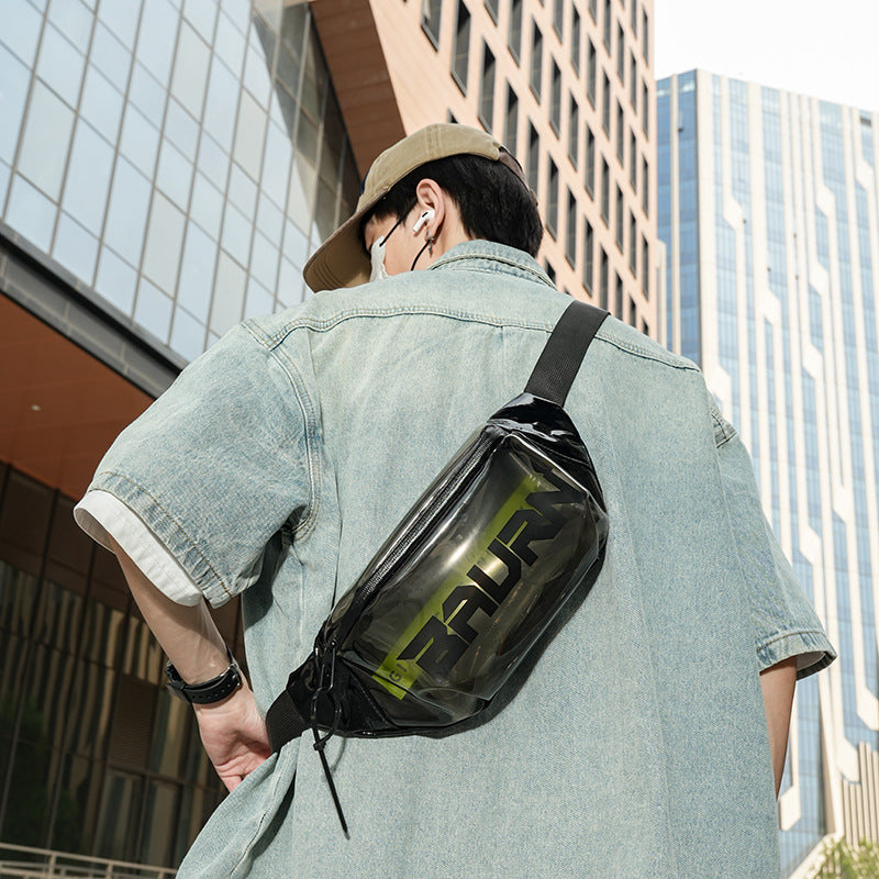 TPU Crossbody Chest Bag Casual Shoulder Waist Bag