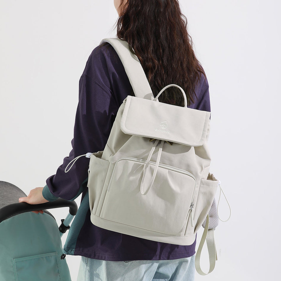 Light Luxury Fashionable Waterproof Large-Capacity Mommy Backpack