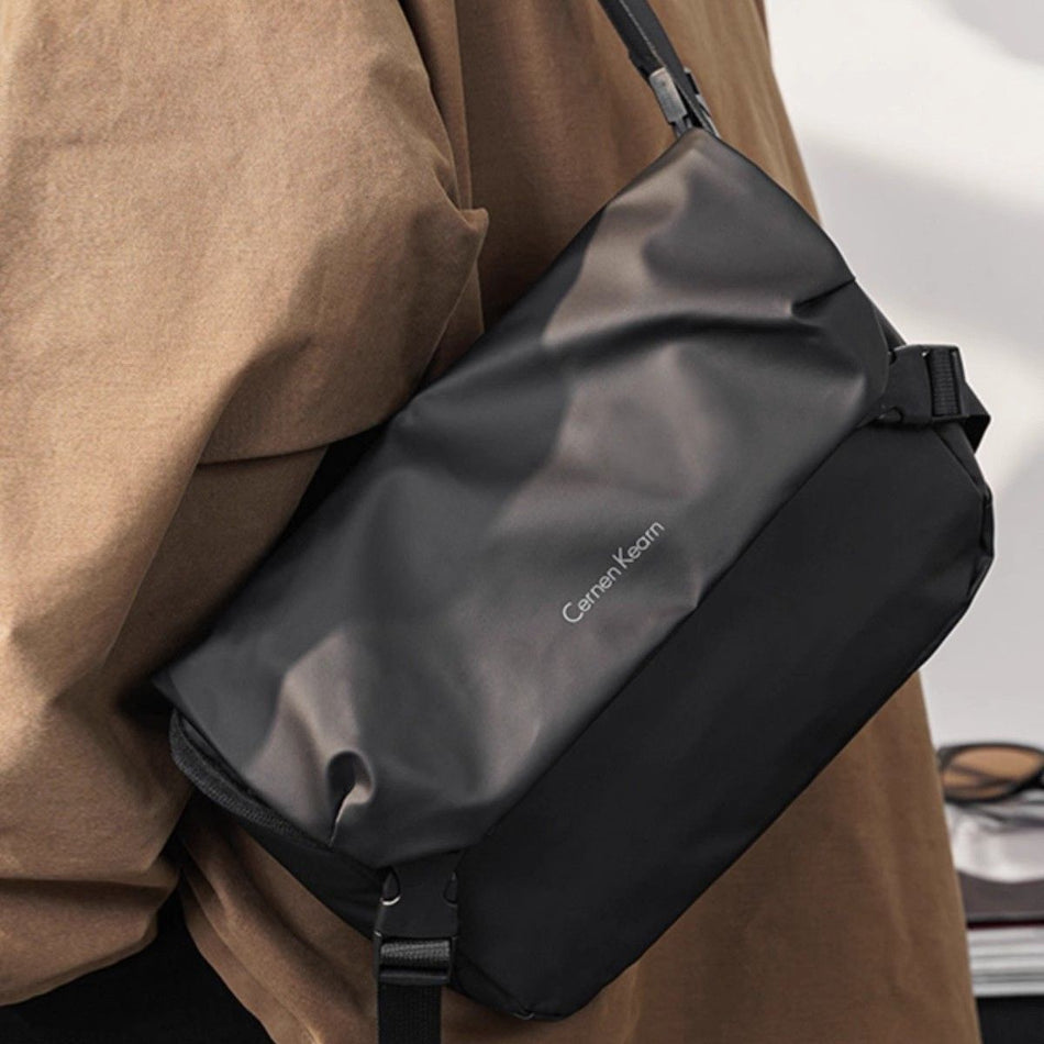 Waterproof Nylon Crossbody Bag Casual Business Chest Bag