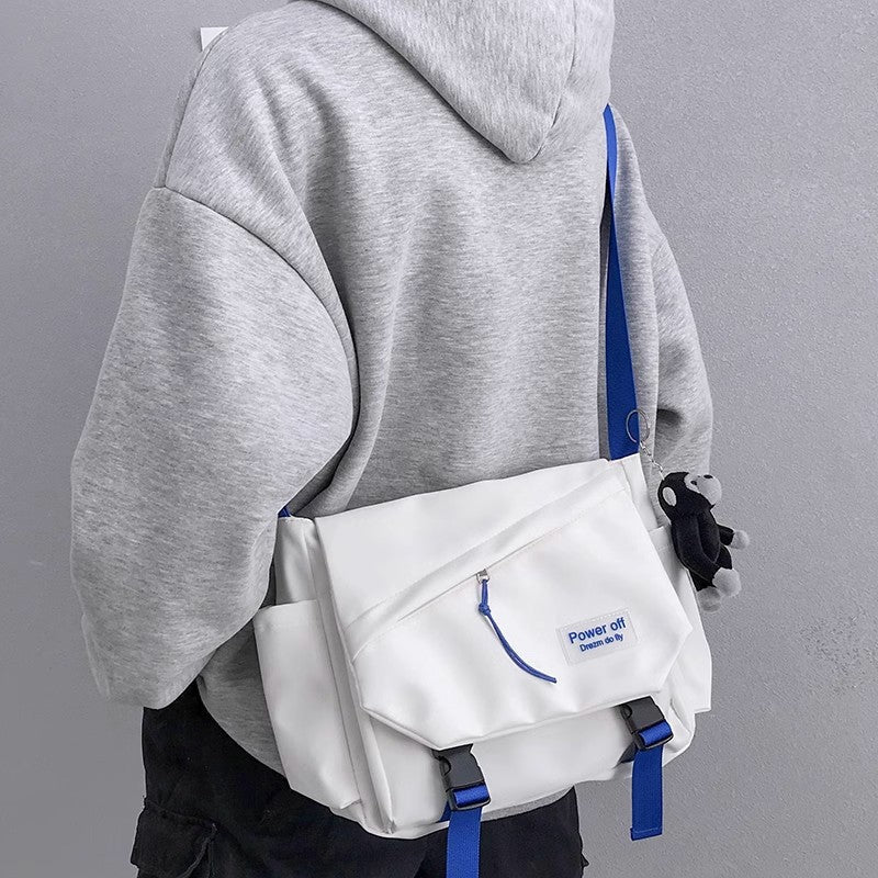 Large Capacity Oxford Crossbody Bag Casual Campus Tote