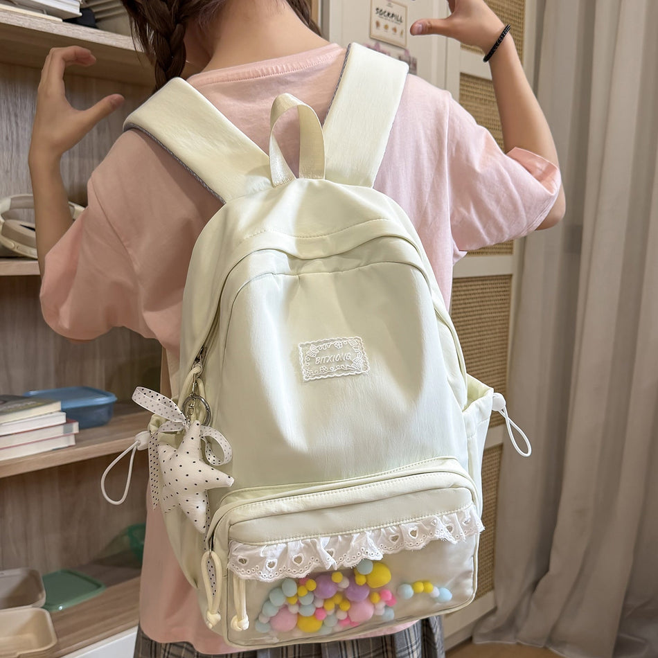 Girls' Burden-Reducing Cute Large-Capacity High-Value School