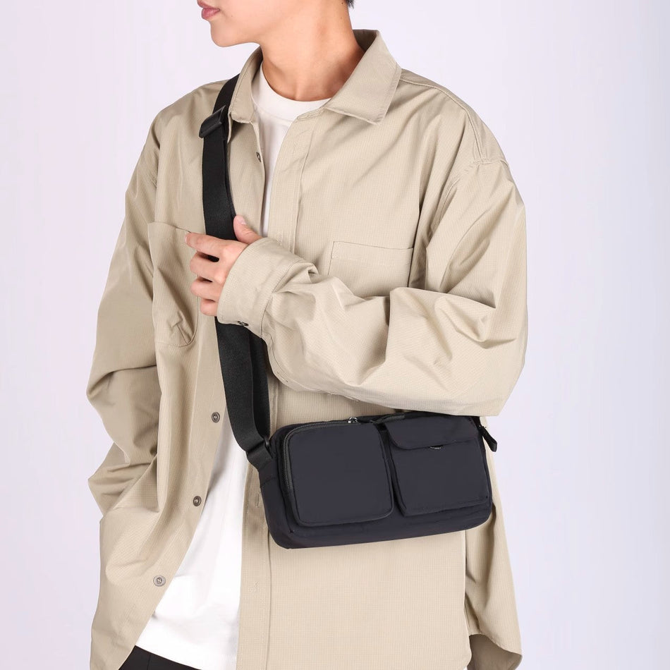 Lightweight Multi-Pocket Crossbody Waist Bag for Everyday Use