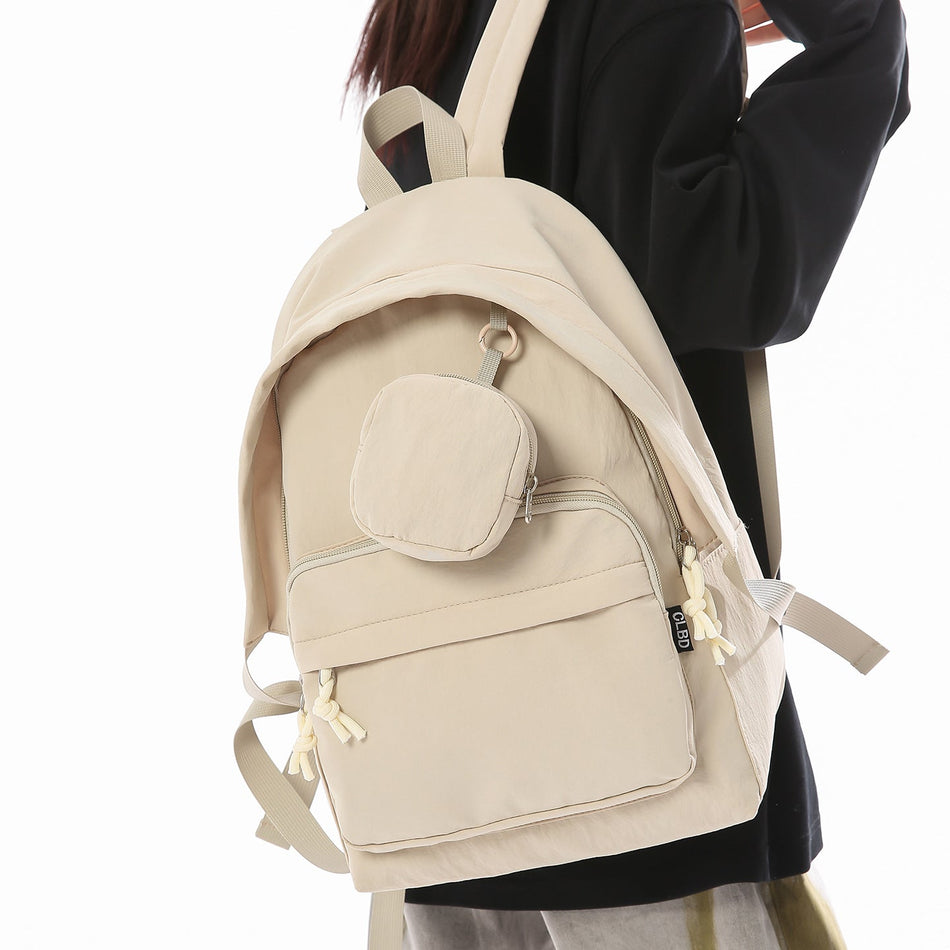 Japanese-Style Simple Personalized Laptop Backpack