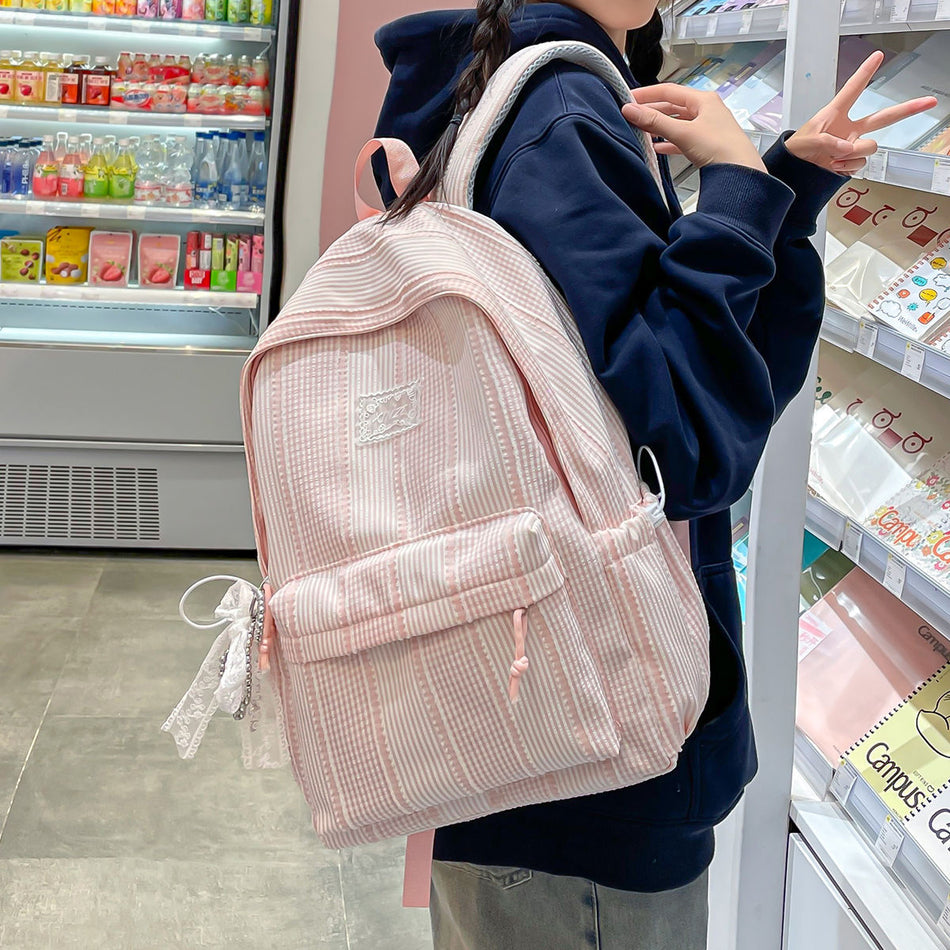 New Korean-Style Fresh and Trendy High-Capacity Student Backpack