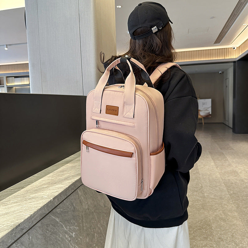 Simple Large-Capacity Laptop Backpack & Multi-Functional Mommy