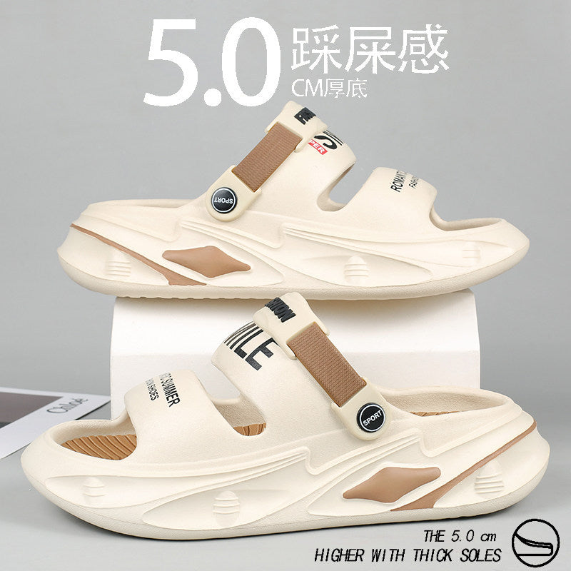 Men's Thick Sole EVA Clogs Non-Slip Beach and Driving Slippers