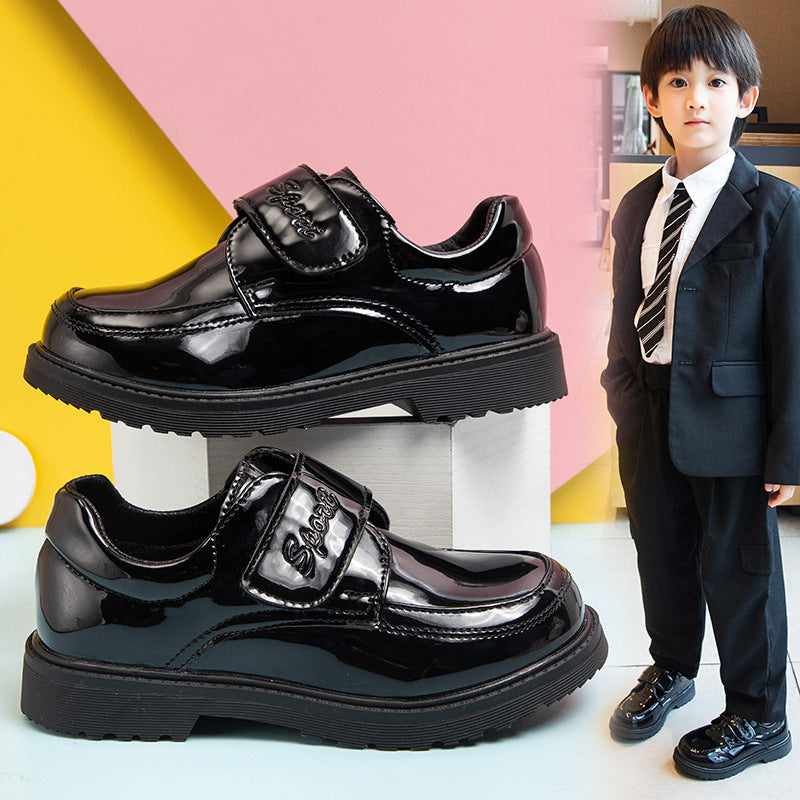 Girls Patent Leather Soft Sole School Performance Shoes