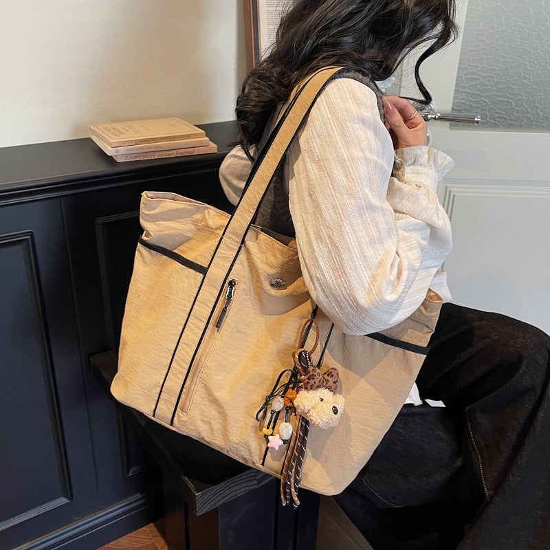 Stylish Lightweight Large-Capacity Single-Shoulder Commuter Tote
