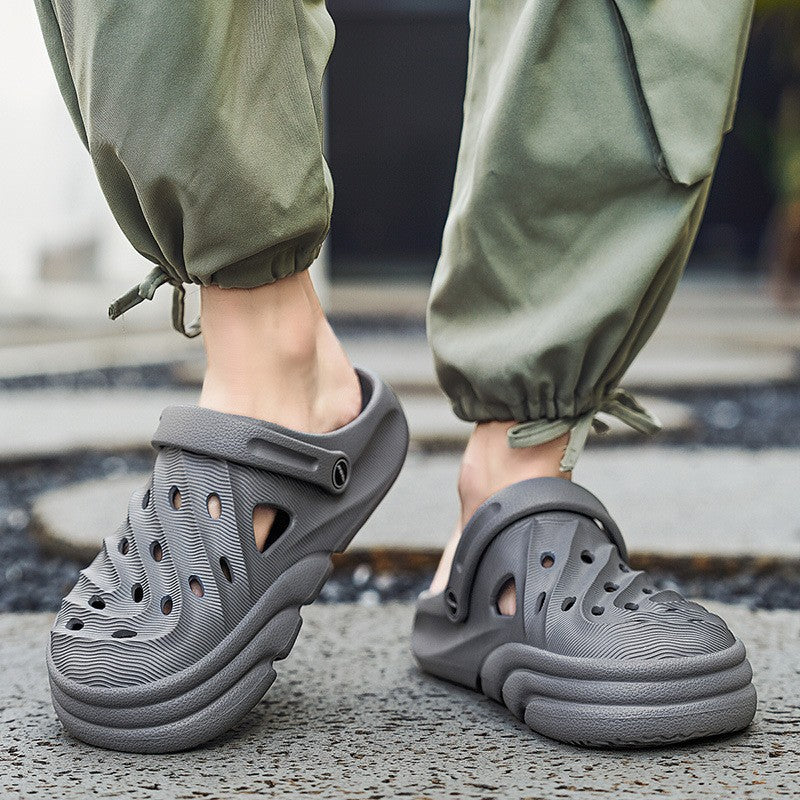Men's Closed Toe Beach Clogs Non-Slip Outdoor Summer Sandals