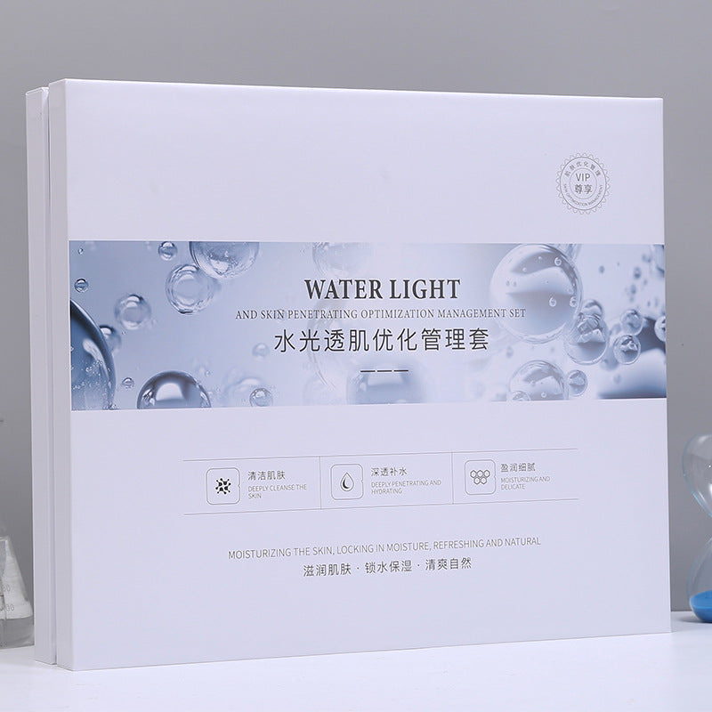 Hydrating Brightening Facial Care Set Cleanser Toner Kit Set