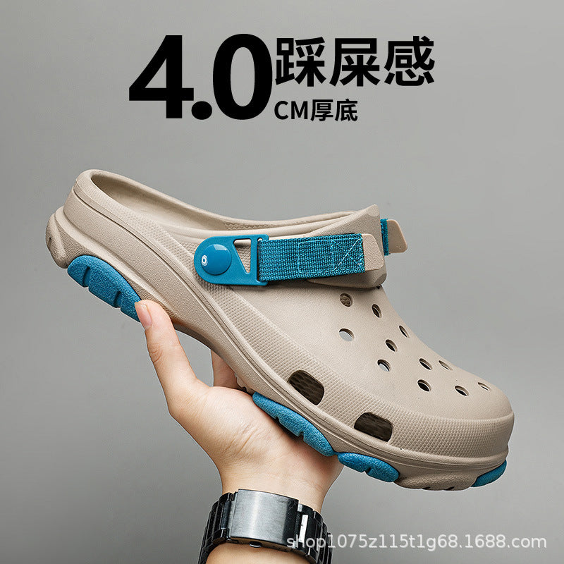Men's Thick Sole EVA Clogs Non-Slip Casual Beach Sandals