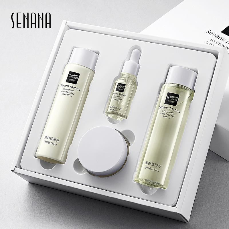 Brightening Skincare Four Piece Set Toner Essence Cream