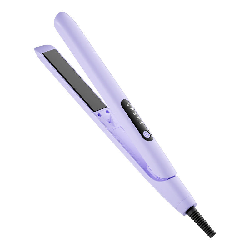 Tourmaline Ceramic Hair Straightener and Curler Dual Use