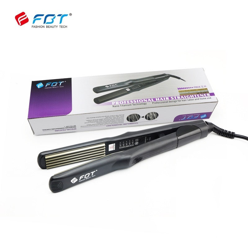 Titanium Gold Hair Straightener and Curler Dual Use Styling Tool