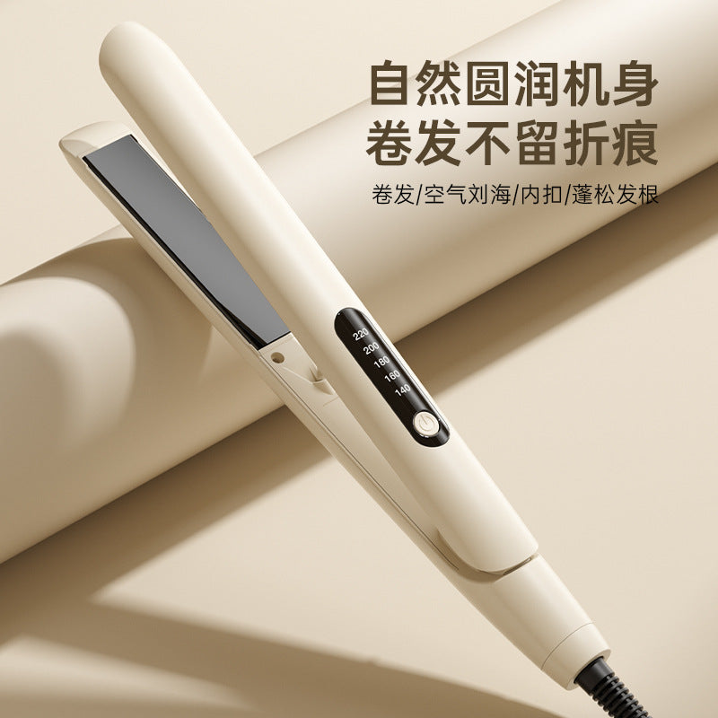 Titanium Hair Straightener and Curler Wet Dry Dual Use Iron