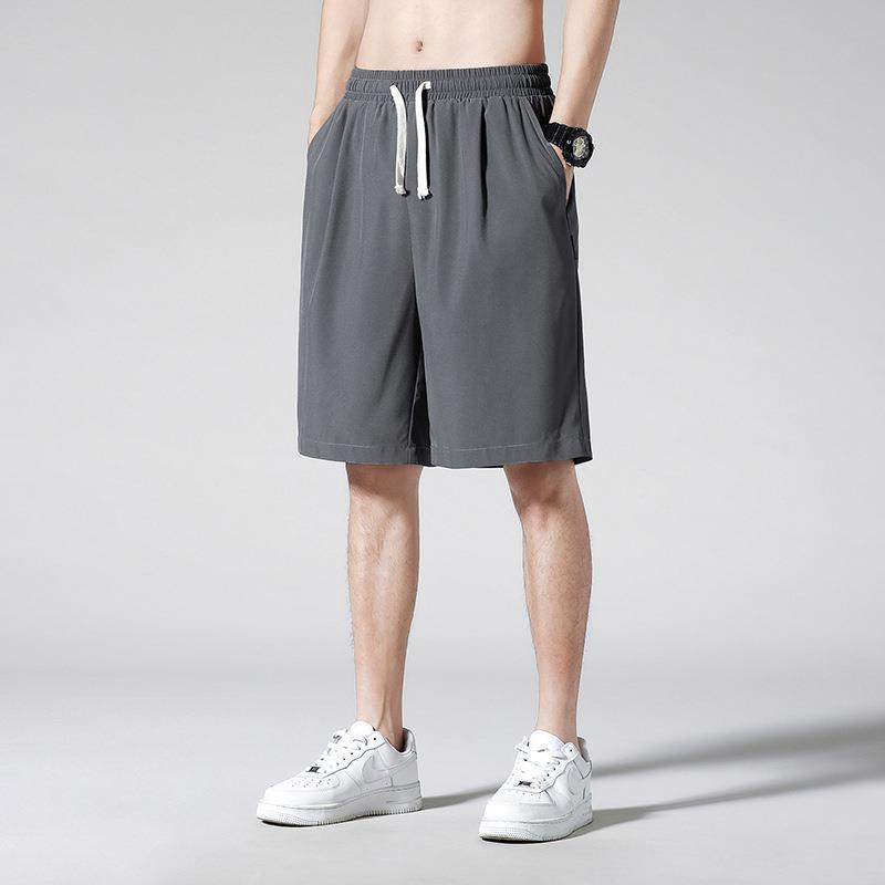 Men's Ice Silk Quick-Dry Shorts – Lightweight Beach & Sports