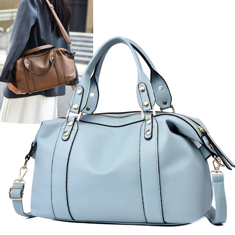 Women's New Style Versatile Fashionable Boston Handbag