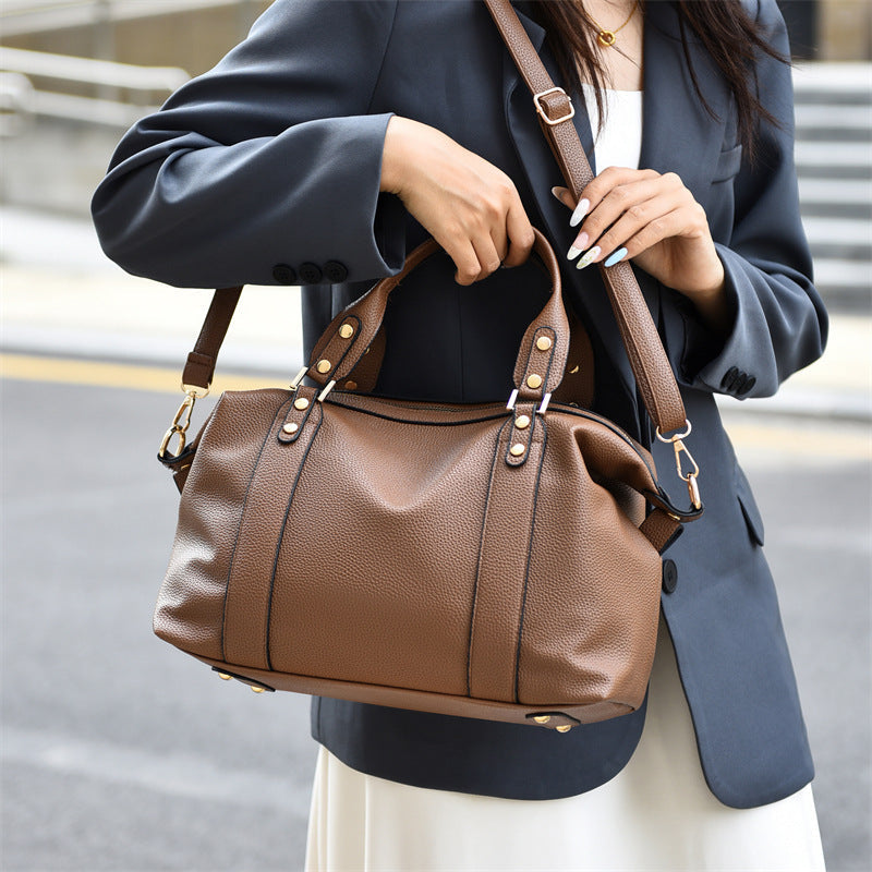 Women's New Style Versatile Fashionable Boston Handbag