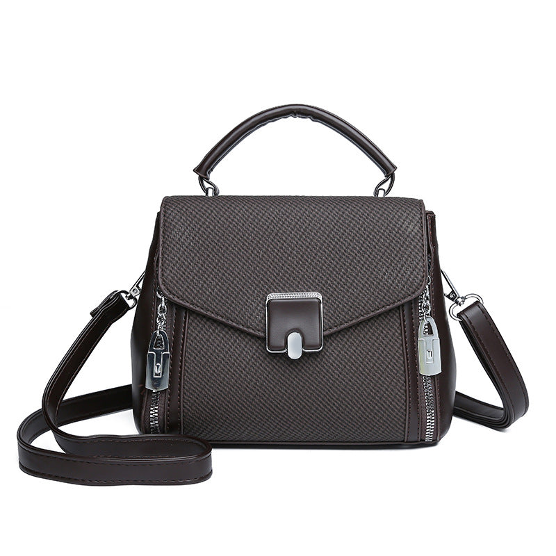 Women's Korean Style Casual Commuter Crossbody Handbag