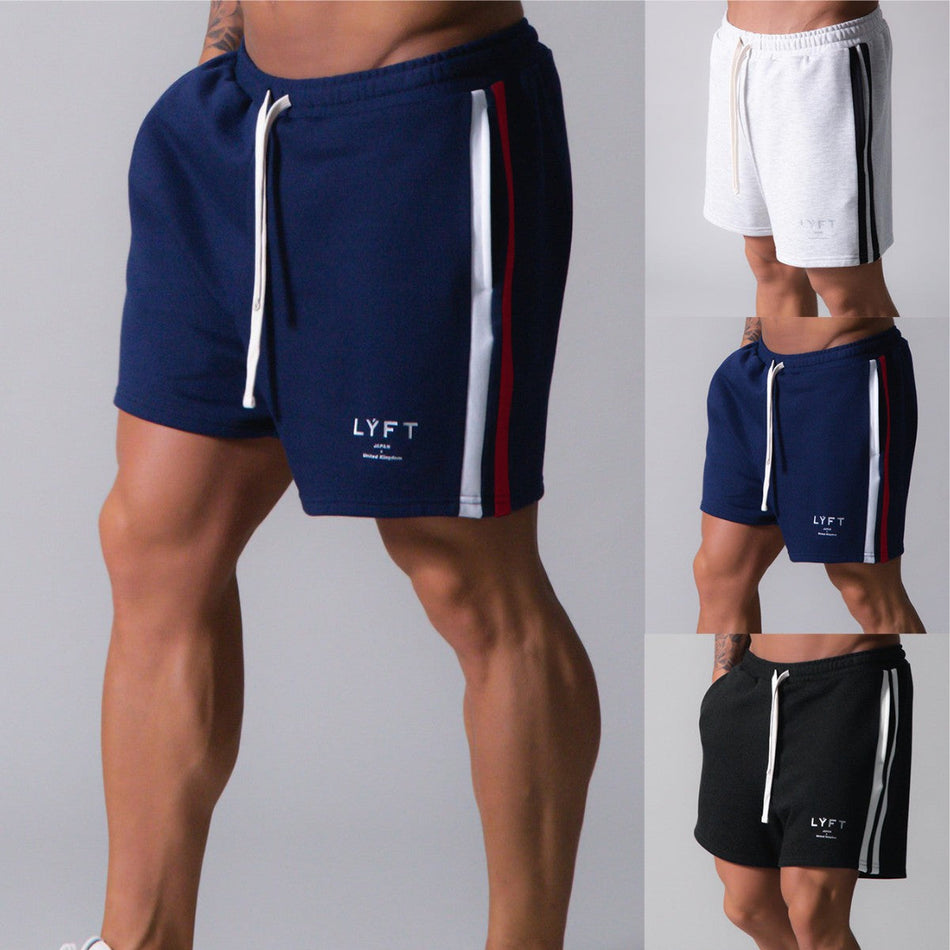 Men's Breathable Cotton Fitness Shorts for Running & Training