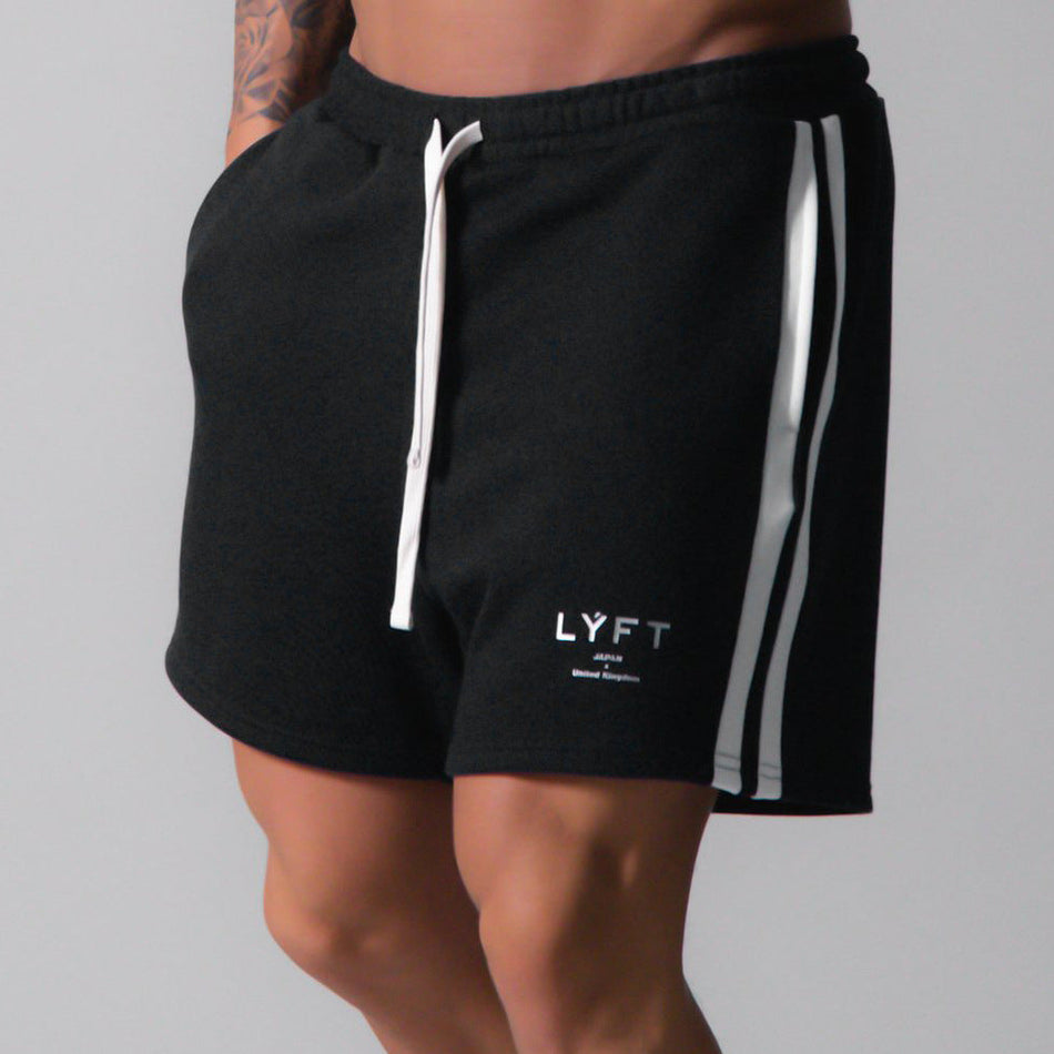 Men's Breathable Cotton Fitness Shorts for Running & Training