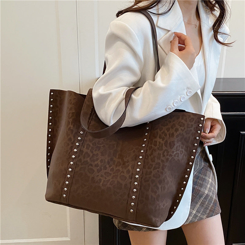 Large Capacity Canvas Crossbody Commuter Tote Bag