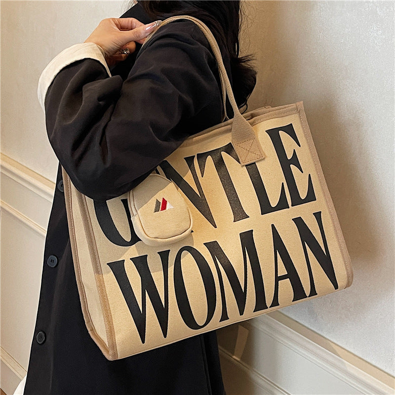 Versatile Canvas Large Capacity Travel Commuter Tote